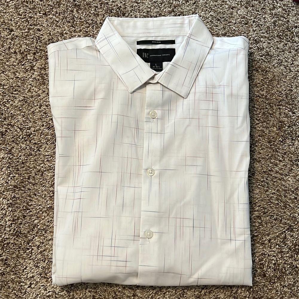 Mens long sleeved dress shirt